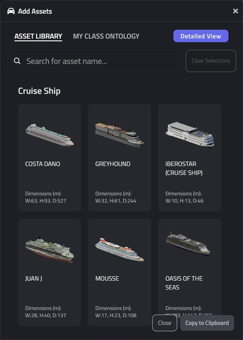 Asset library