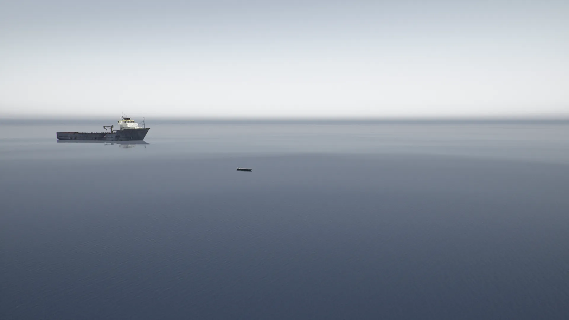 A good input image with both vessels in clear view